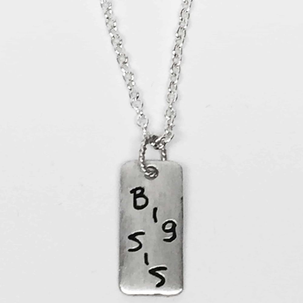 Jamie Otis Sterling Silver 925 “ Little Sis” Sister Childs Kids Necklace
